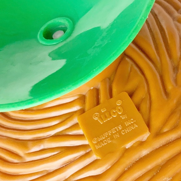 Vintage Big Bird Sesame Street illco spinning top toy retro spinner birds nest - Picture 7 of 8